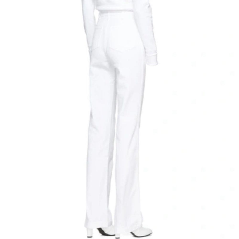 A_Plan_Application High Waist Bootcut Jeans Optical White, NWT, Size 26
